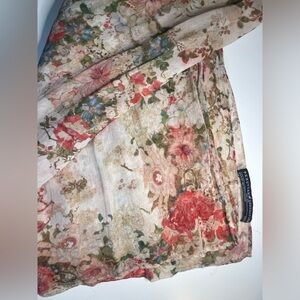 Vintage Peruvian Connection Floral Scarf